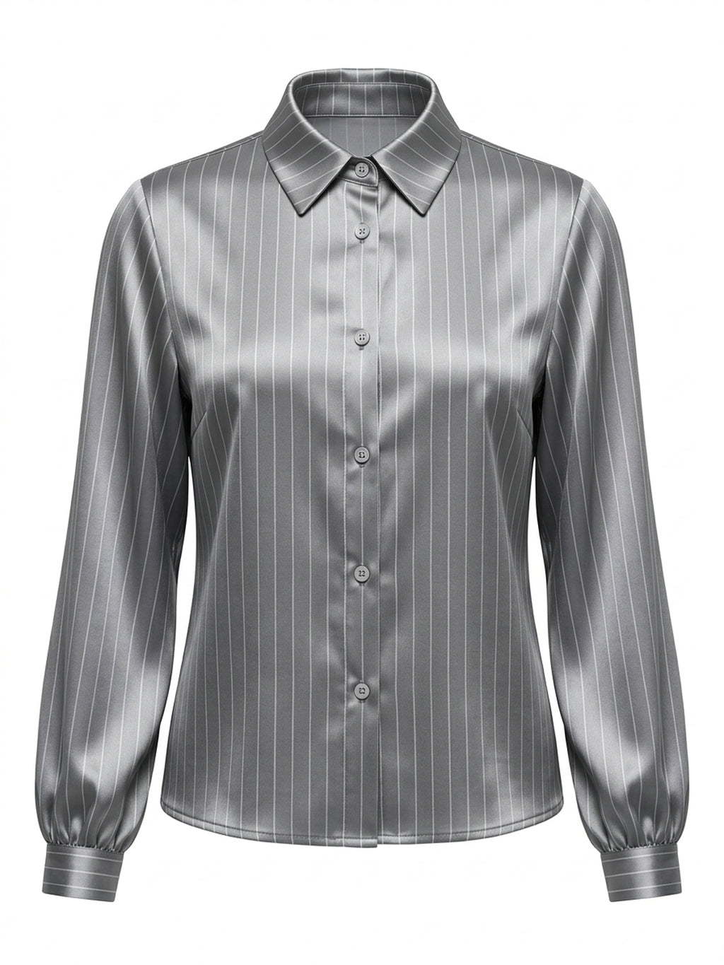 Camicia satin a righe