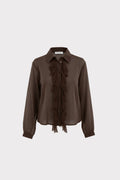 Camicia balze in pizzo