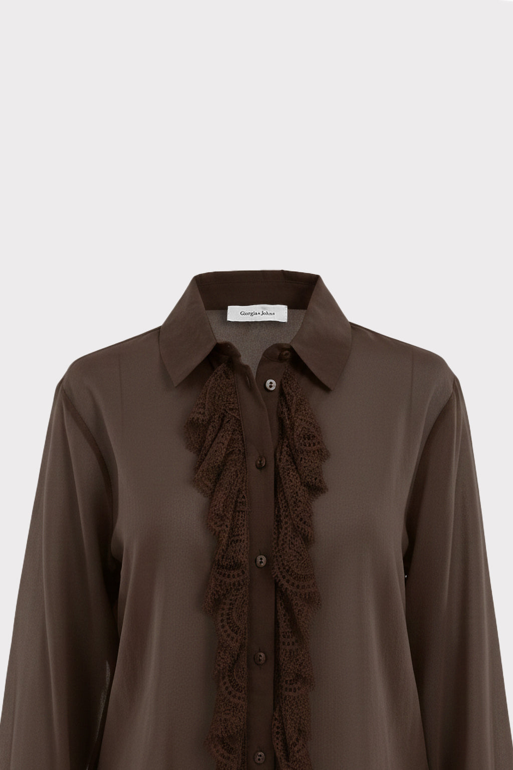 Camicia balze in pizzo