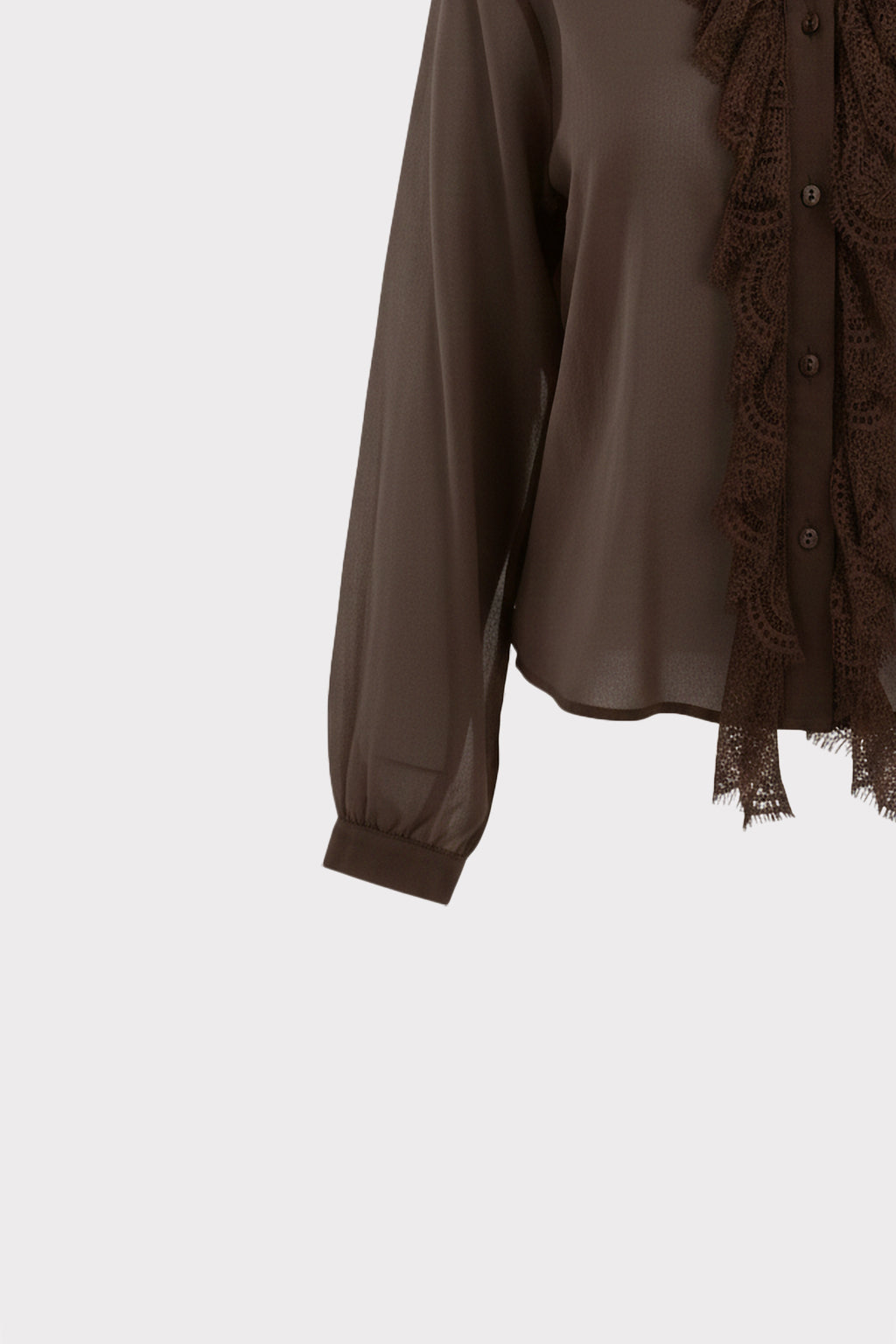 Camicia balze in pizzo