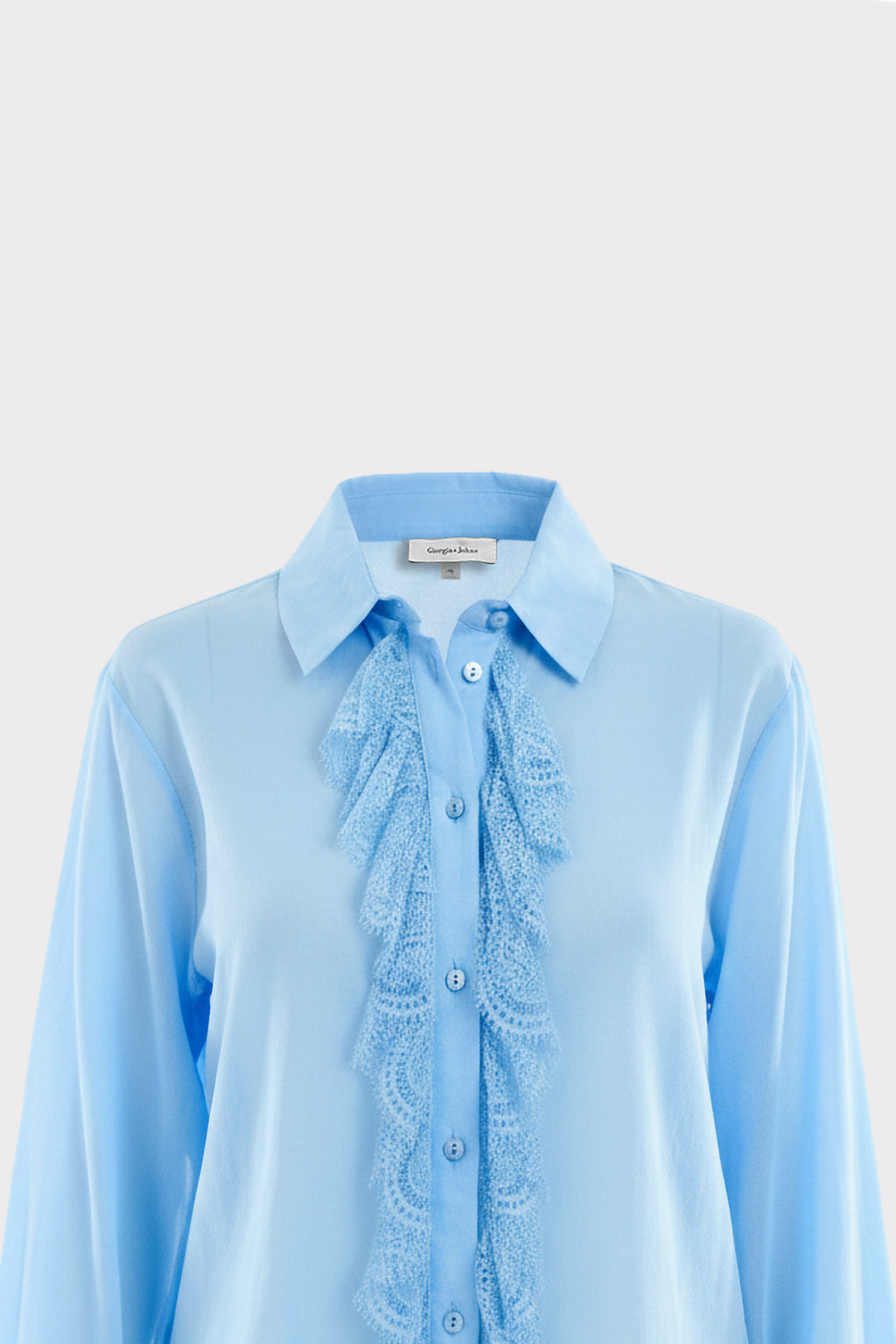 Camicia balze in pizzo