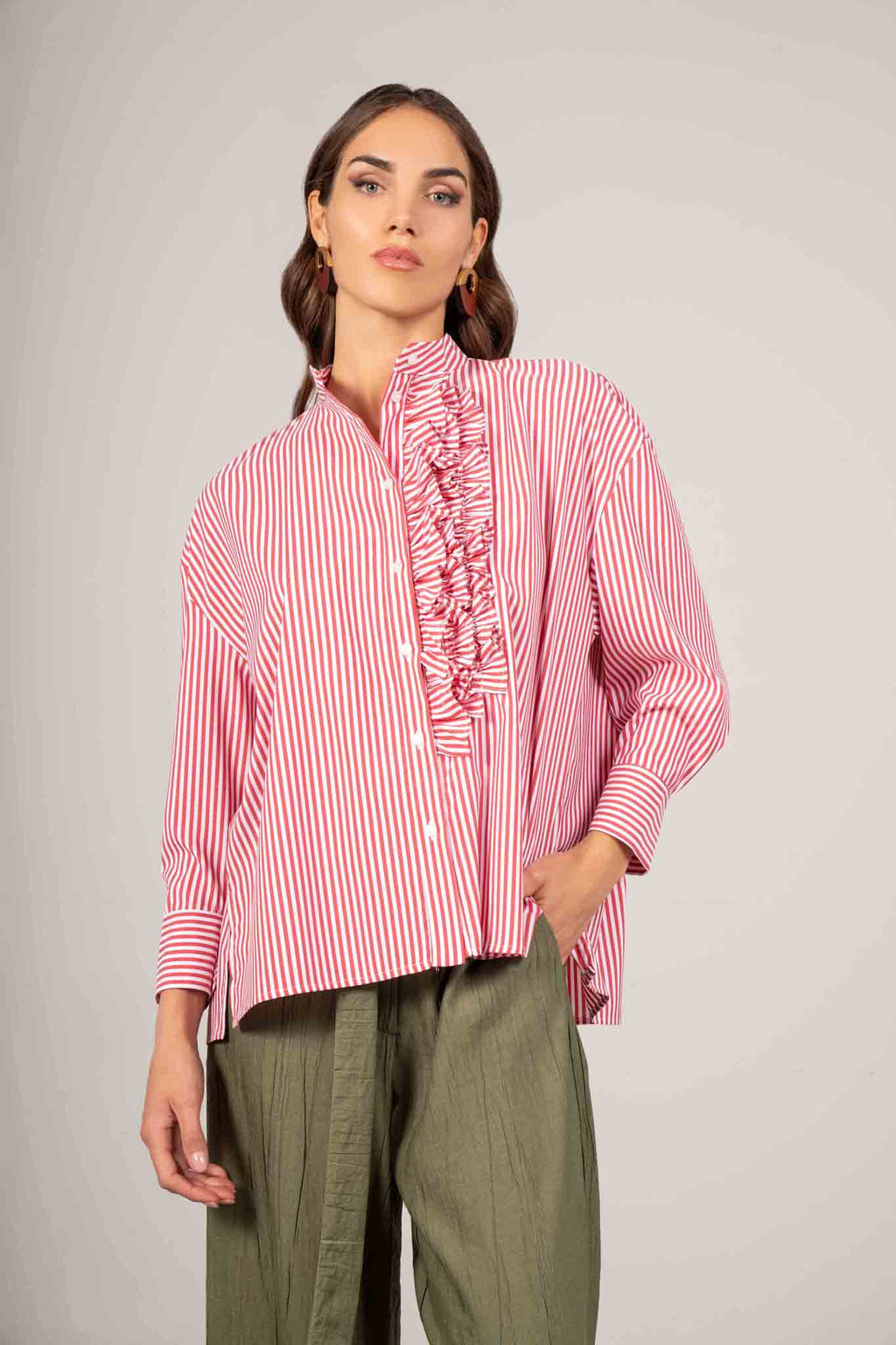 Camicia a righe