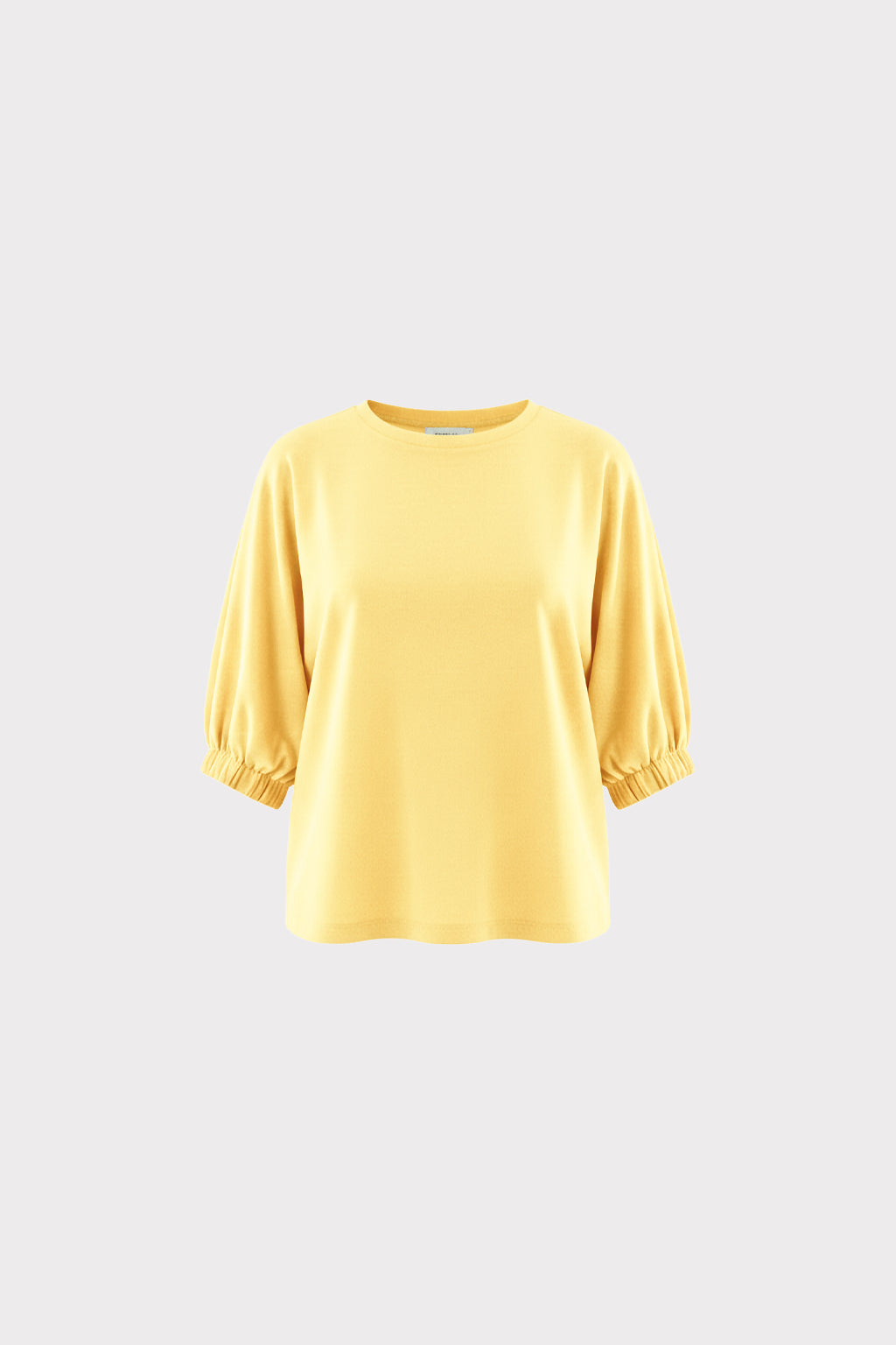 Blusa maniche arriccio