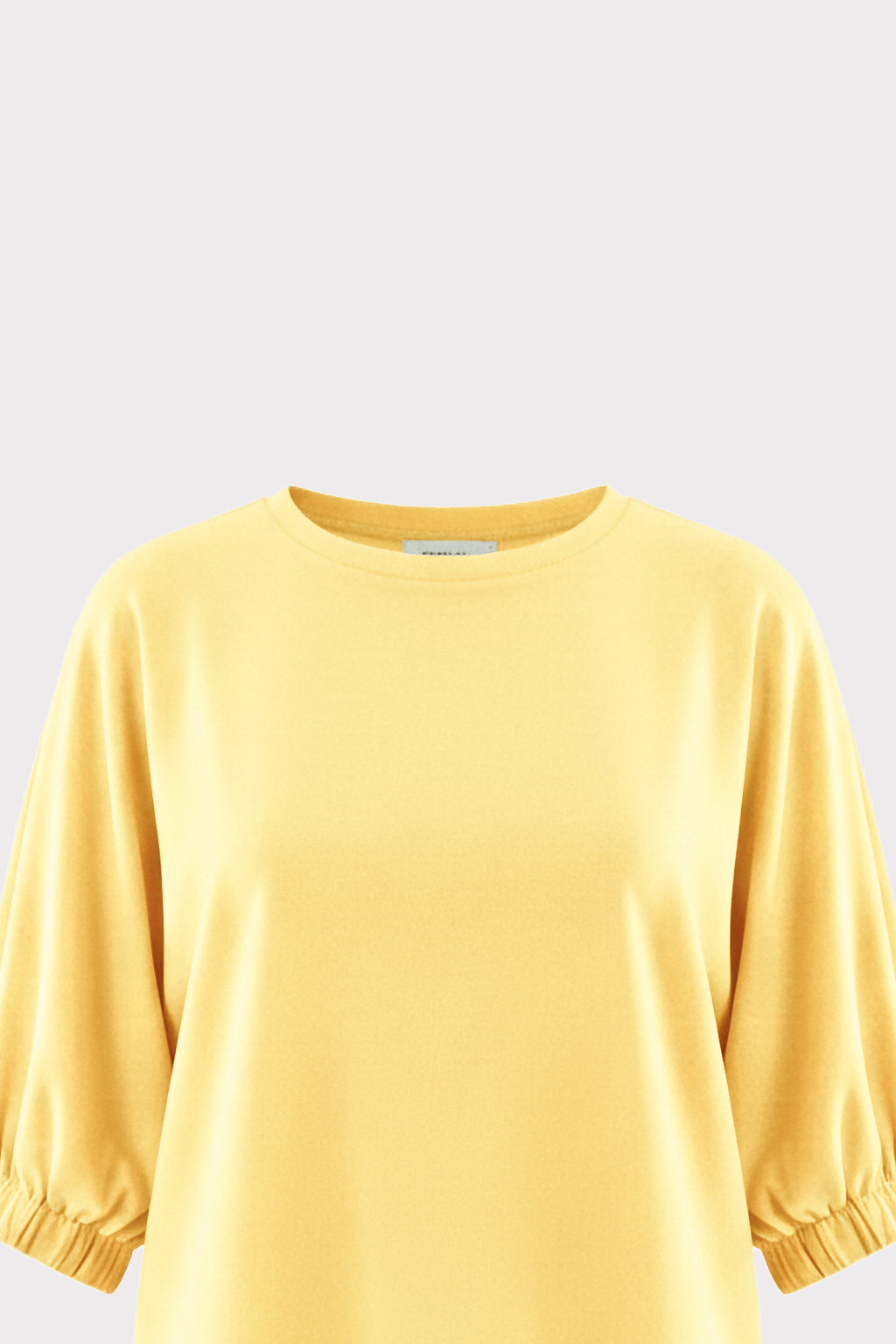 Blusa maniche arriccio