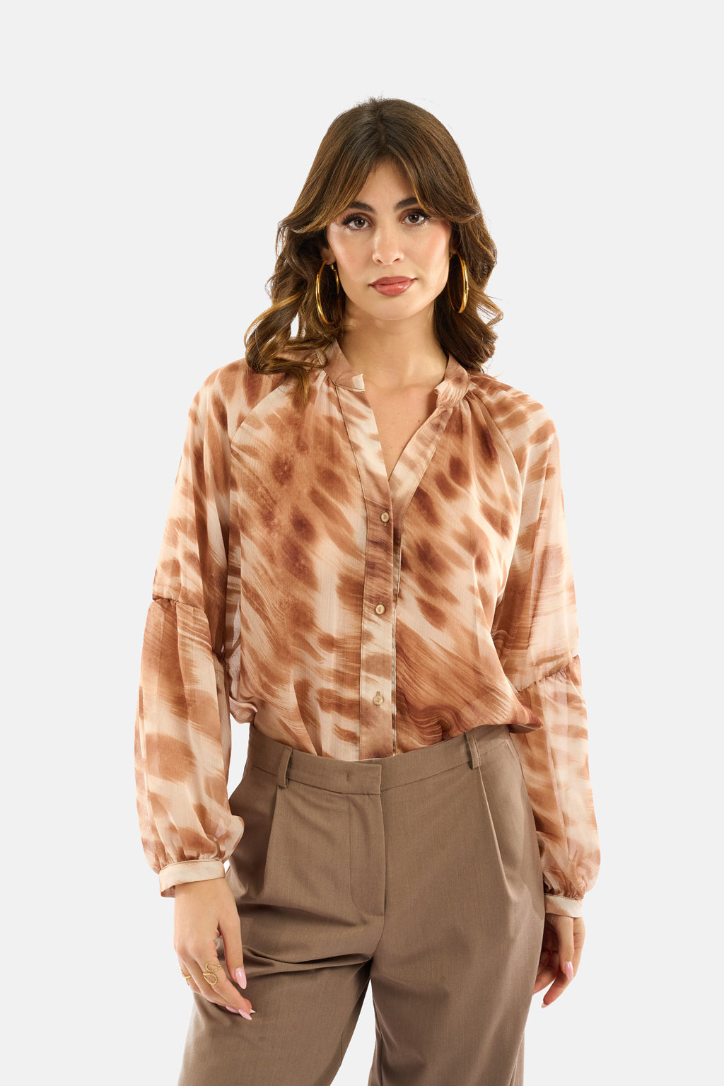 Camicia macula astratta