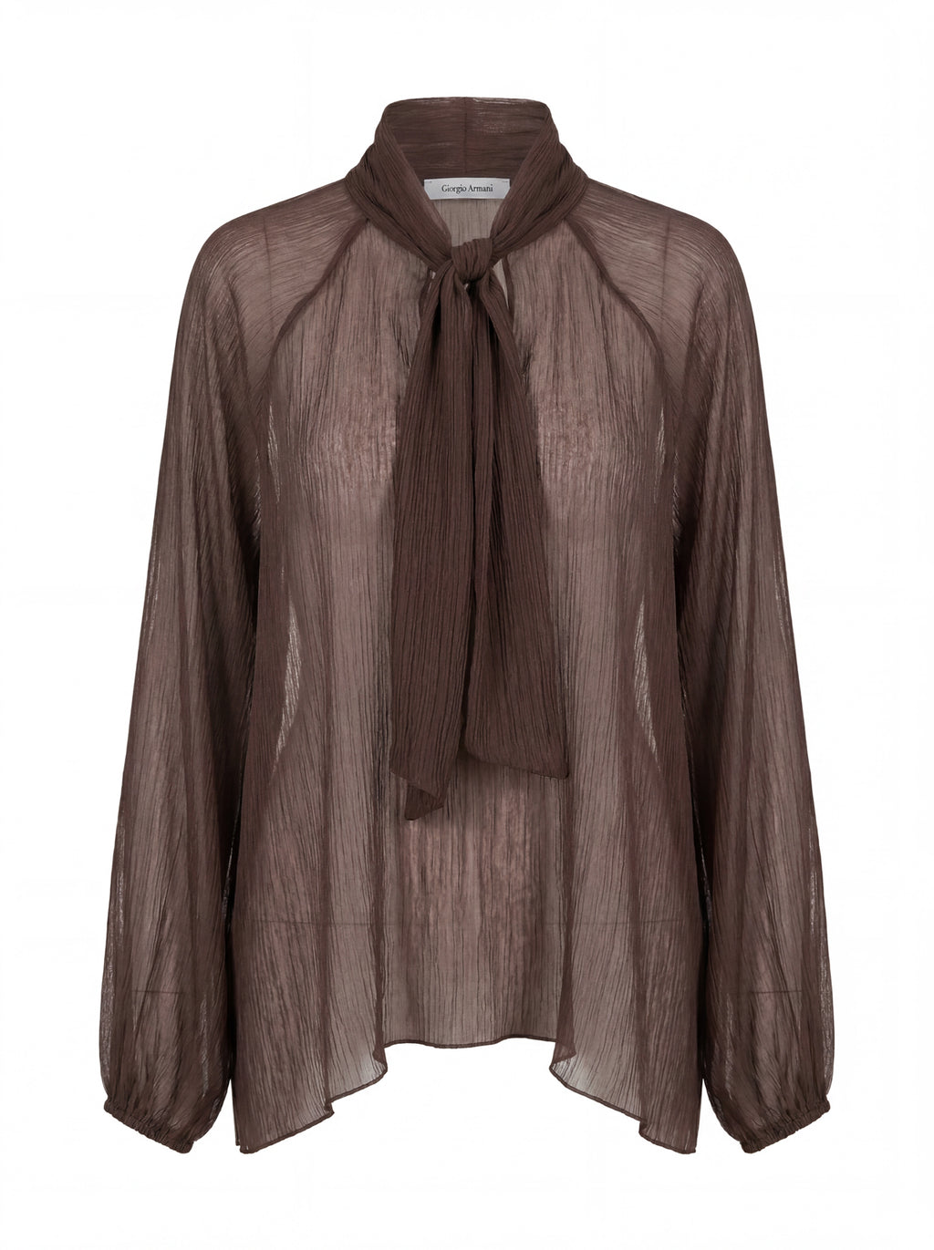 Blusa tessuto crespo