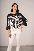 Blusa stampata