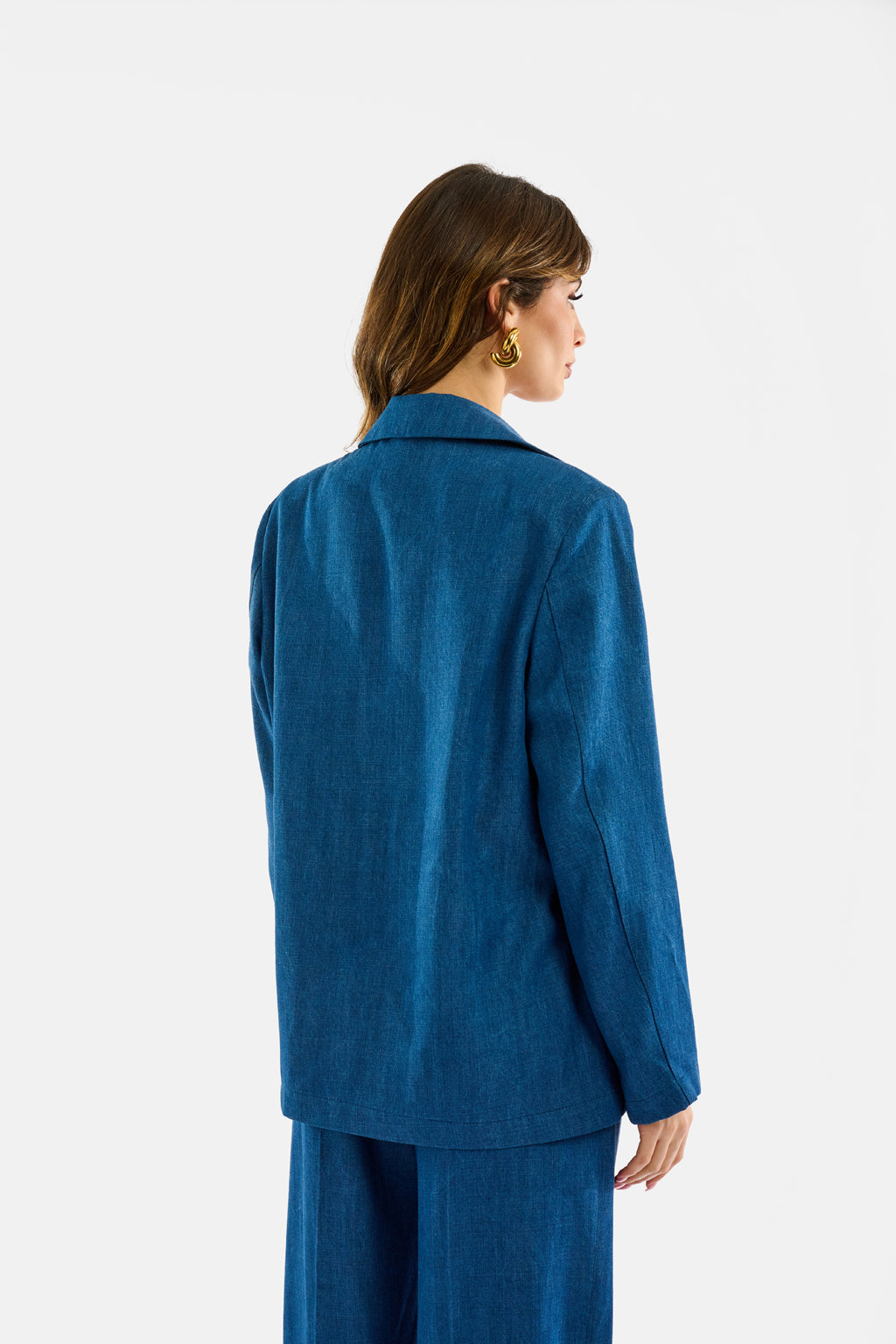 Giacca effetto denim