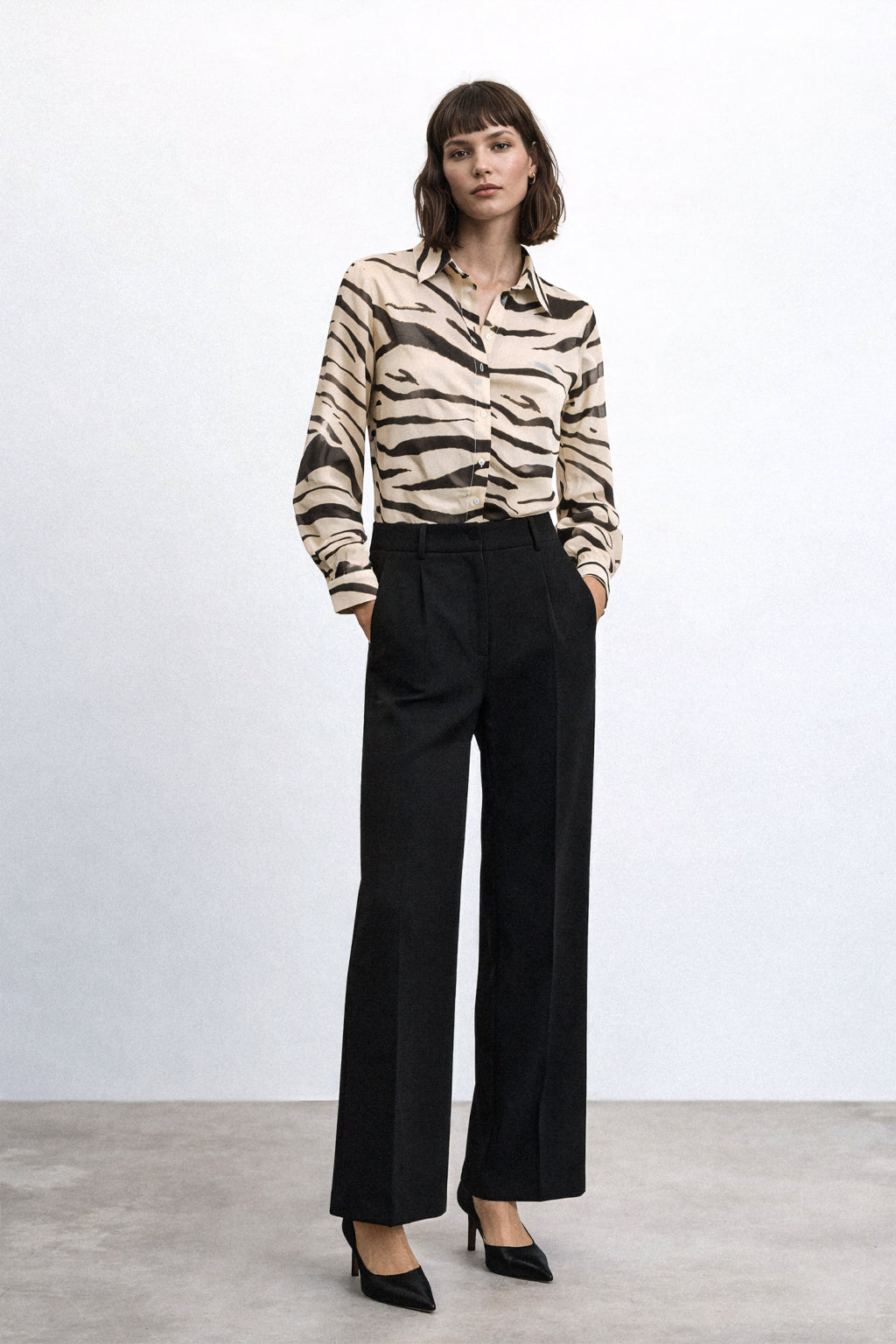 Pantalone palazzo sartoriale