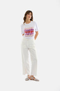 Pantalone con paillettes