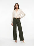 Blusa scollo incrocio