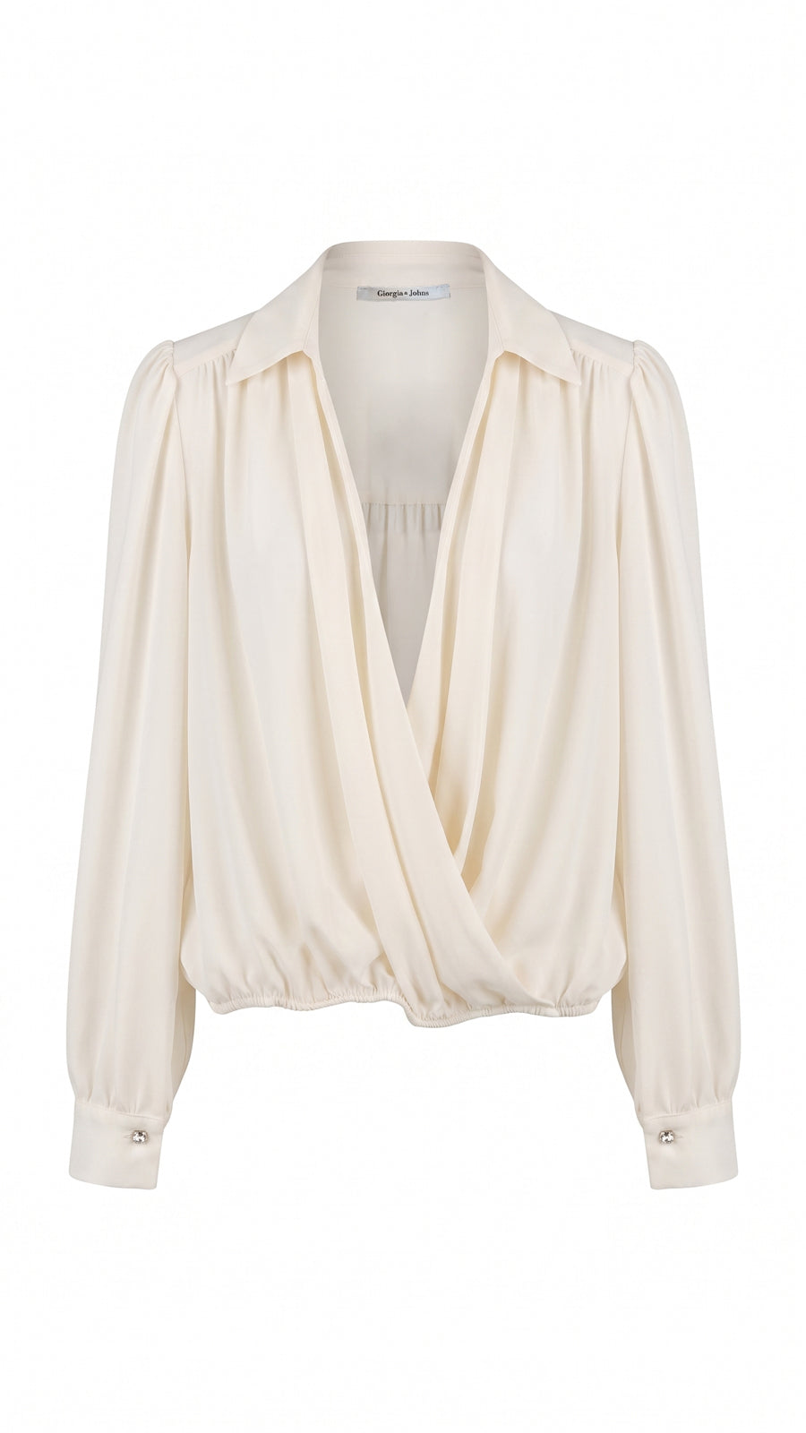 Blusa scollo incrocio