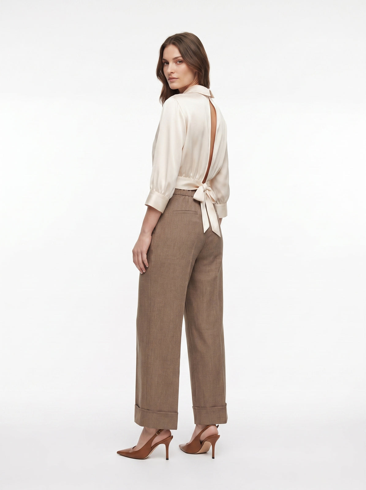 Blusa crop bimaterica
