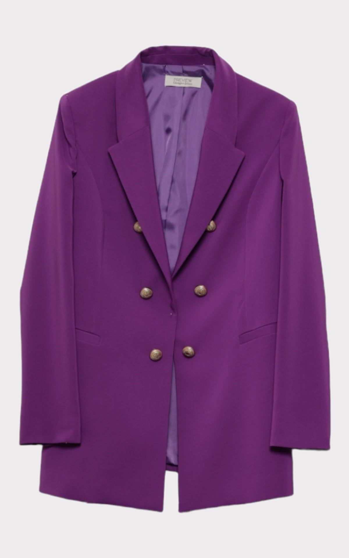 Blazer finta abbottonatura