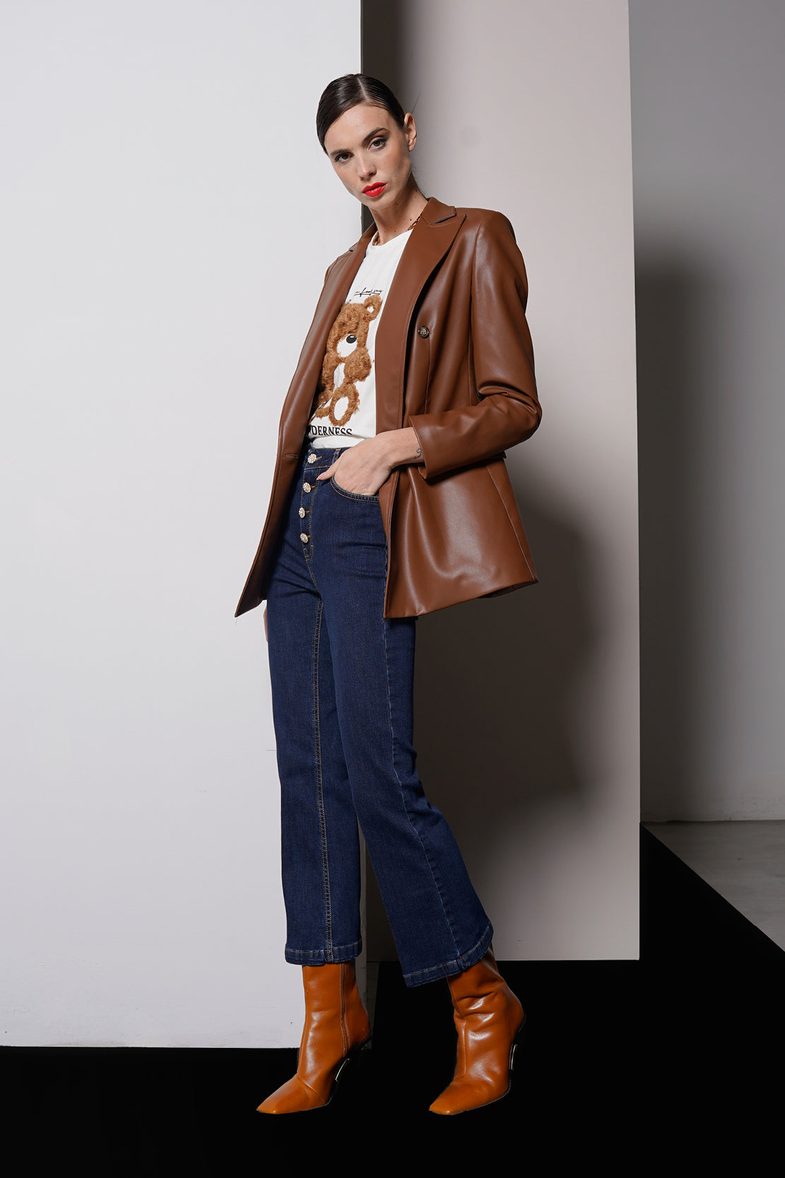 Blazer simil pelle