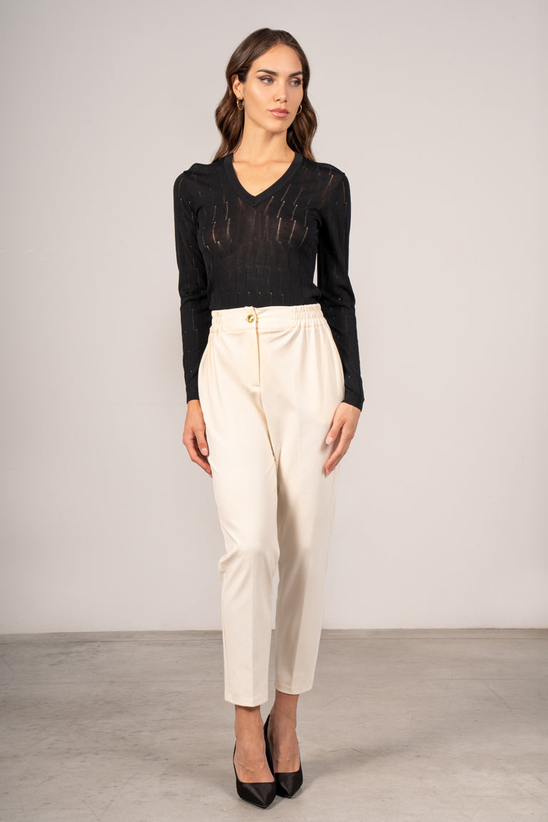 Pantalone jogger punto milano