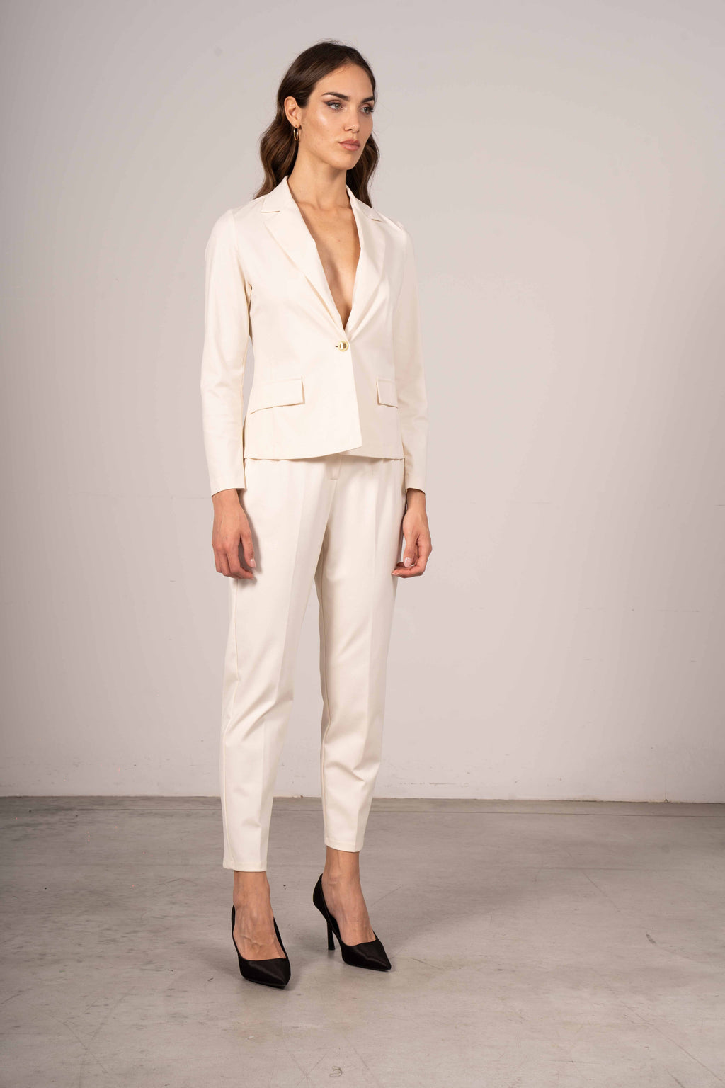 Blazer monopetto punto milano