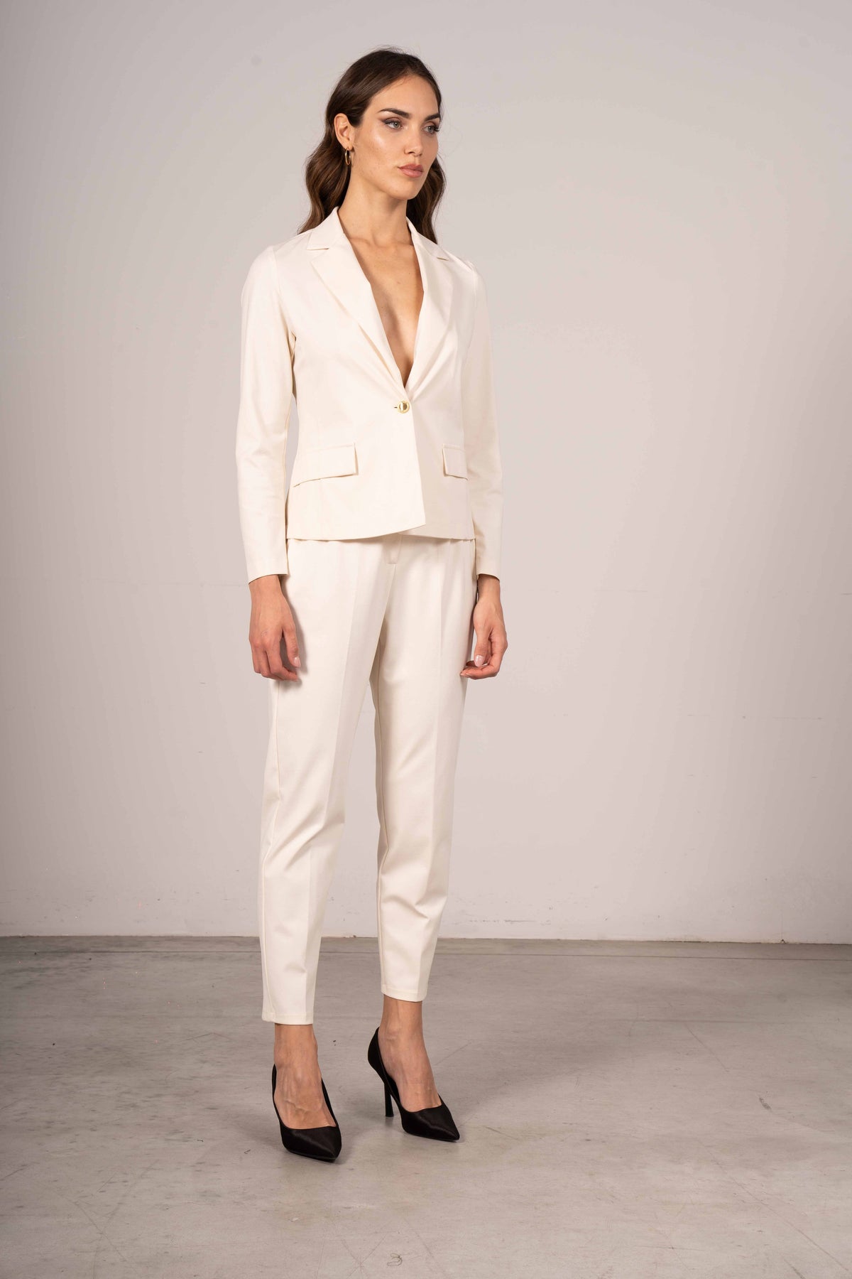 Blazer monopetto punto milano
