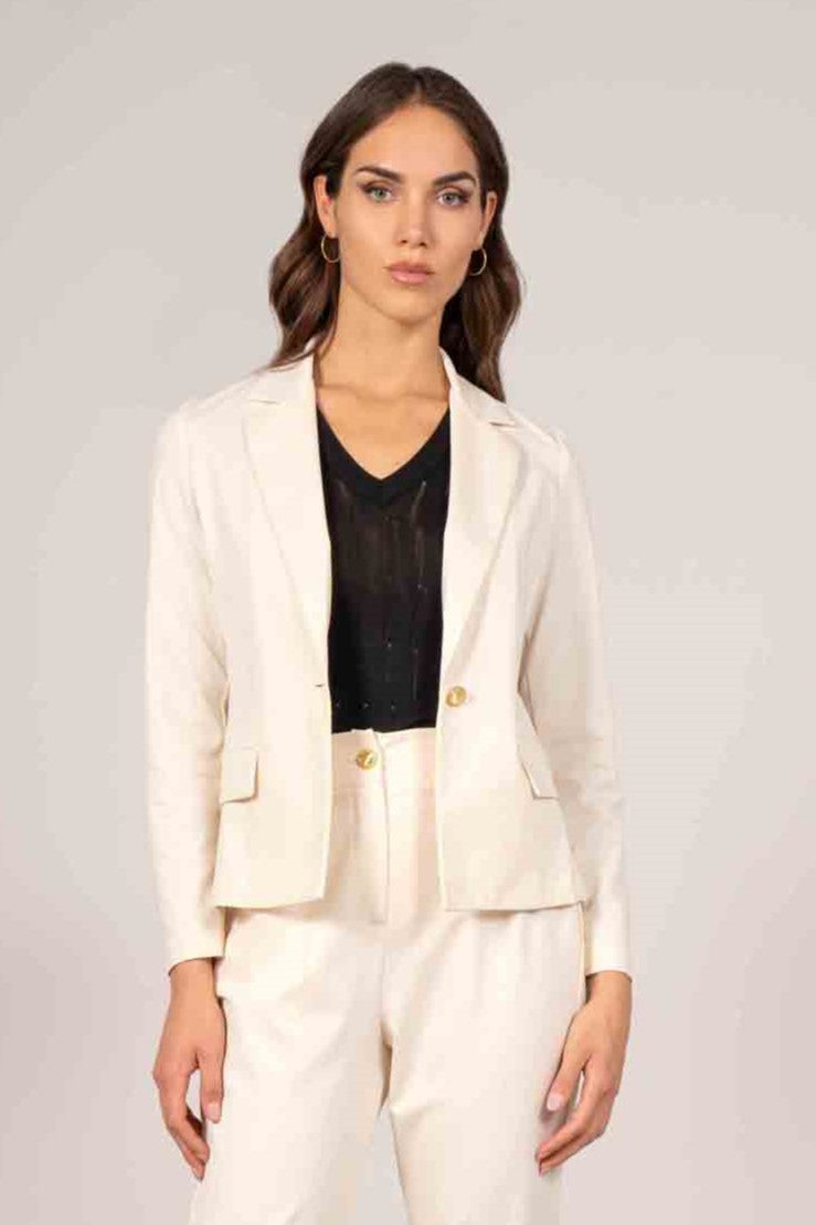 Blazer monopetto punto milano