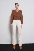 Blusa con fascione