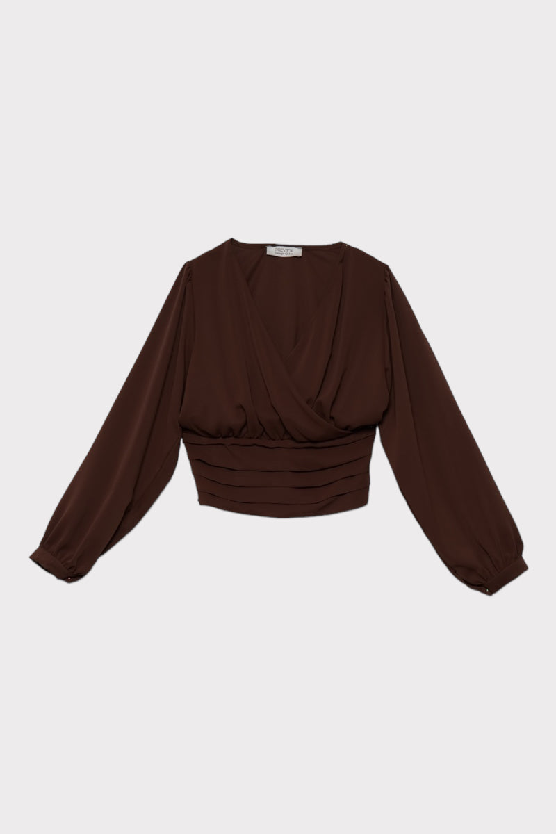 Blusa con fascione