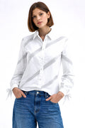 Camicia con inserti