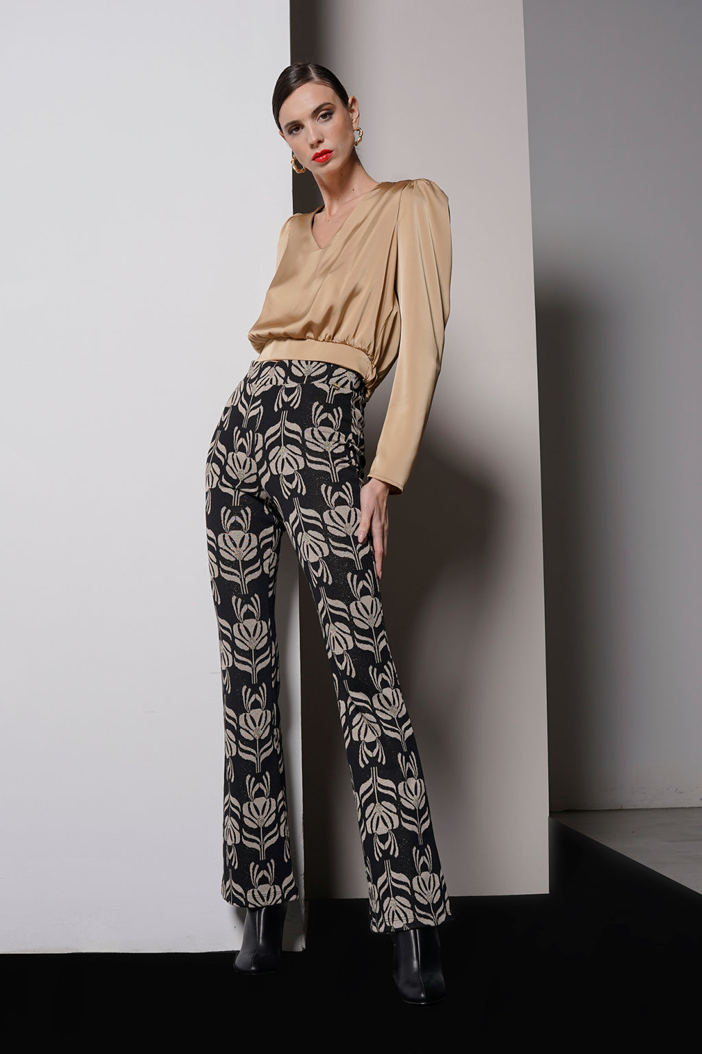 Panta-zampa jacquard