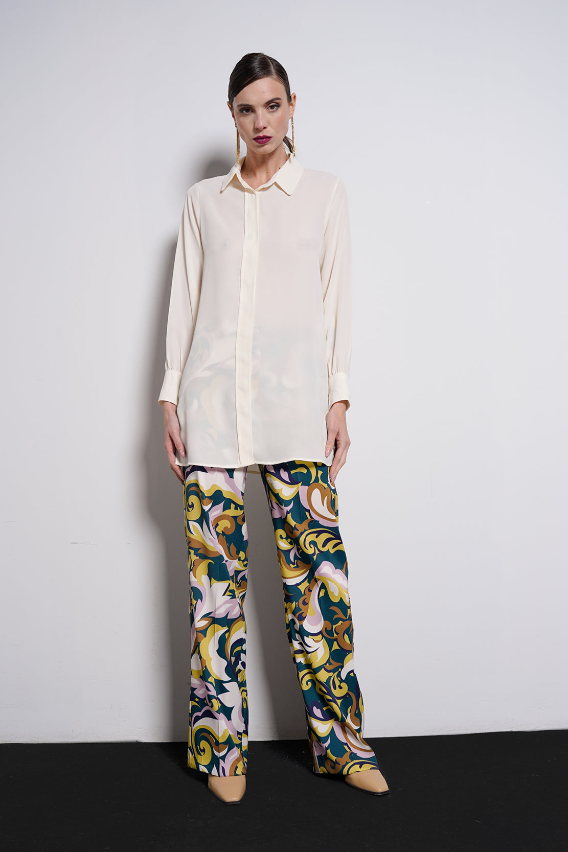 Camicia lunga basic