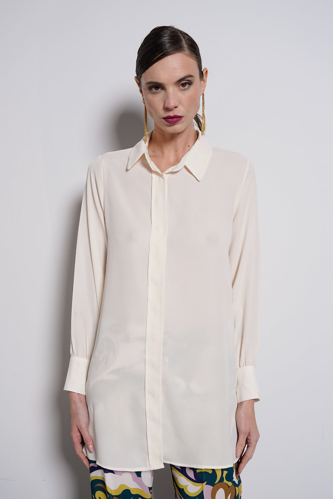 Camicia lunga basic