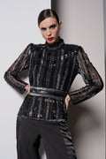 Blusa full paillettes