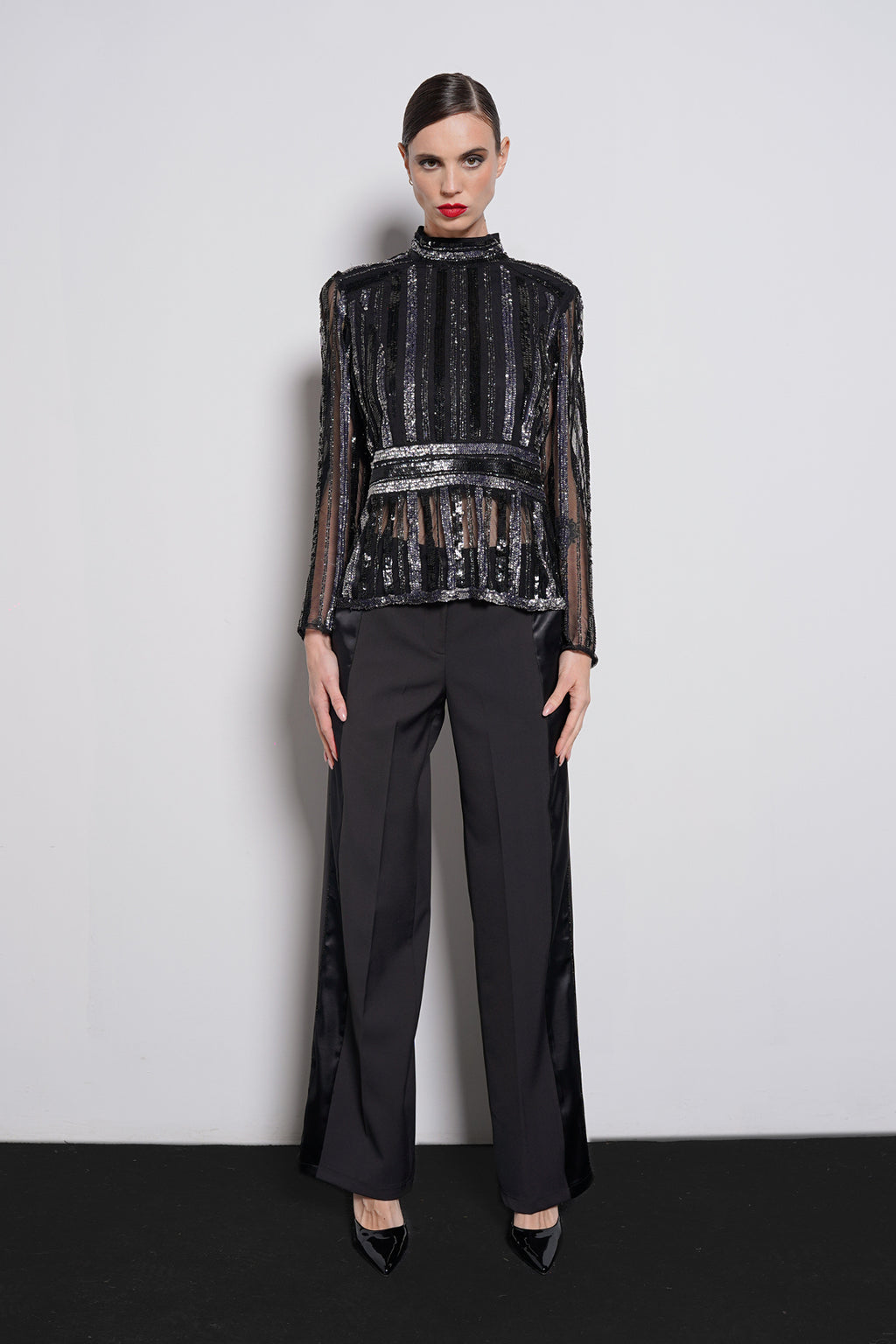 Blusa full paillettes