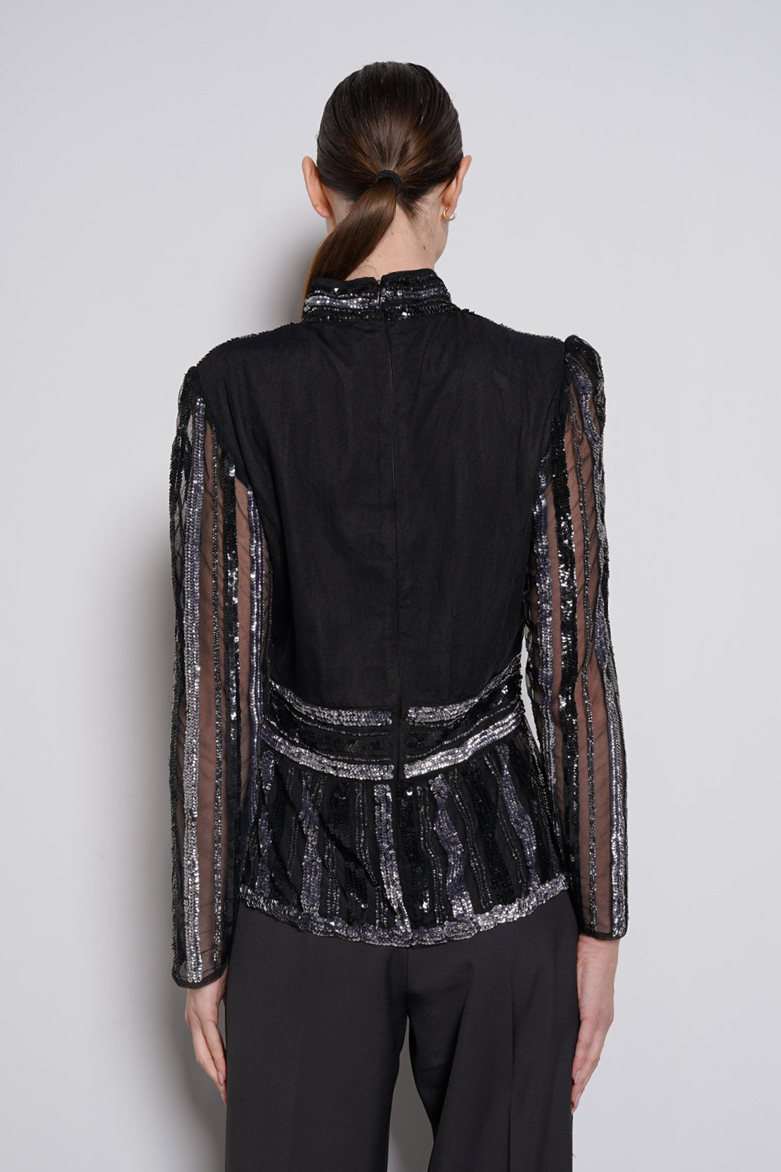 Blusa full paillettes