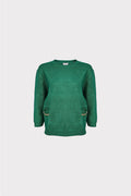 Pullover in maglia con dettaglio catena
