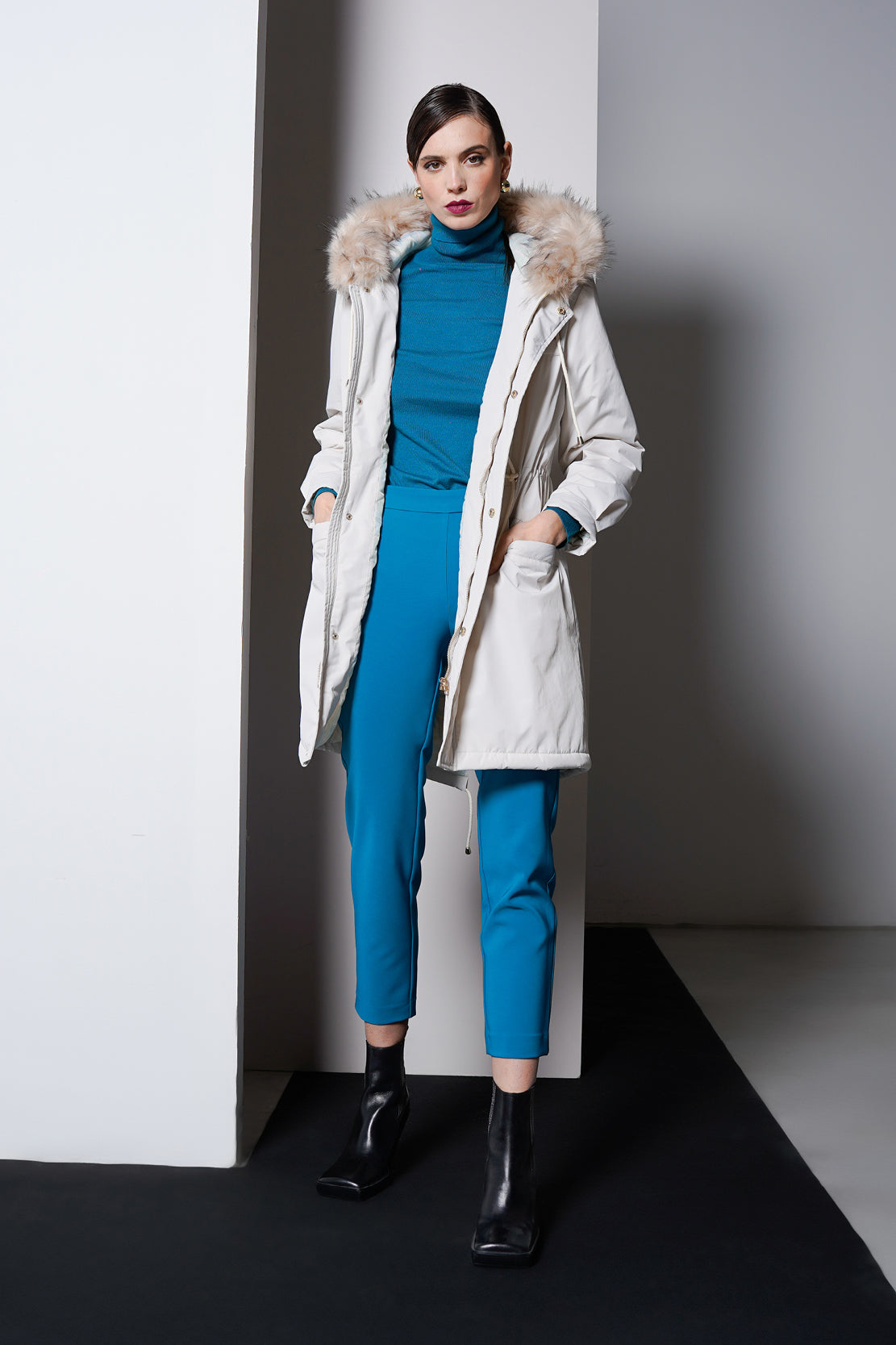 Parka con cappuccio