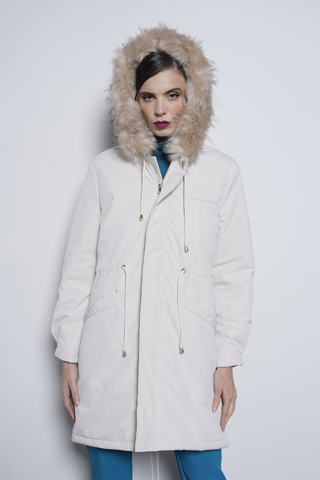 Parka con cappuccio