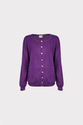 Cardigan in maglia basic con bottoni