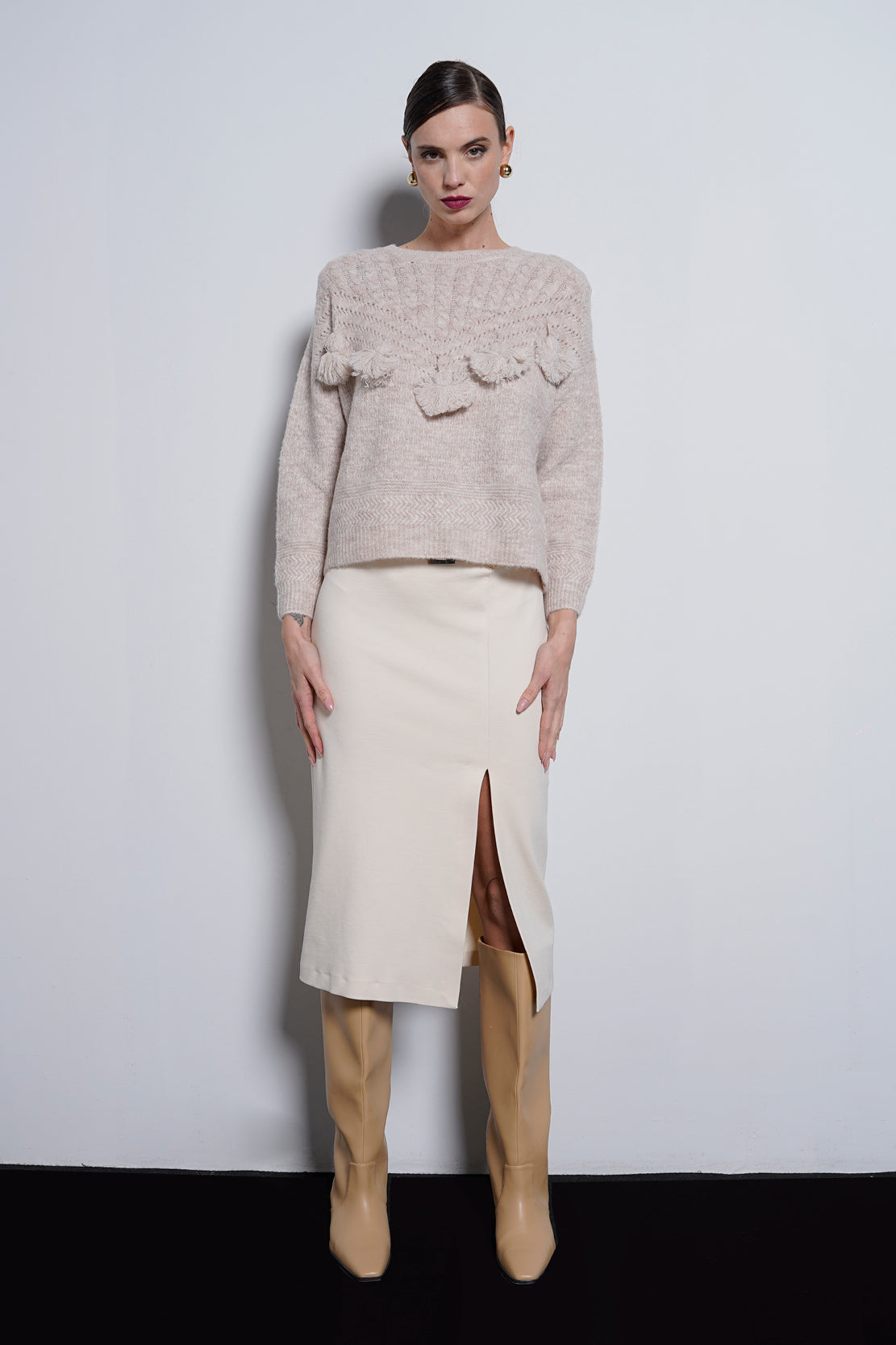 Pullover con nappine
