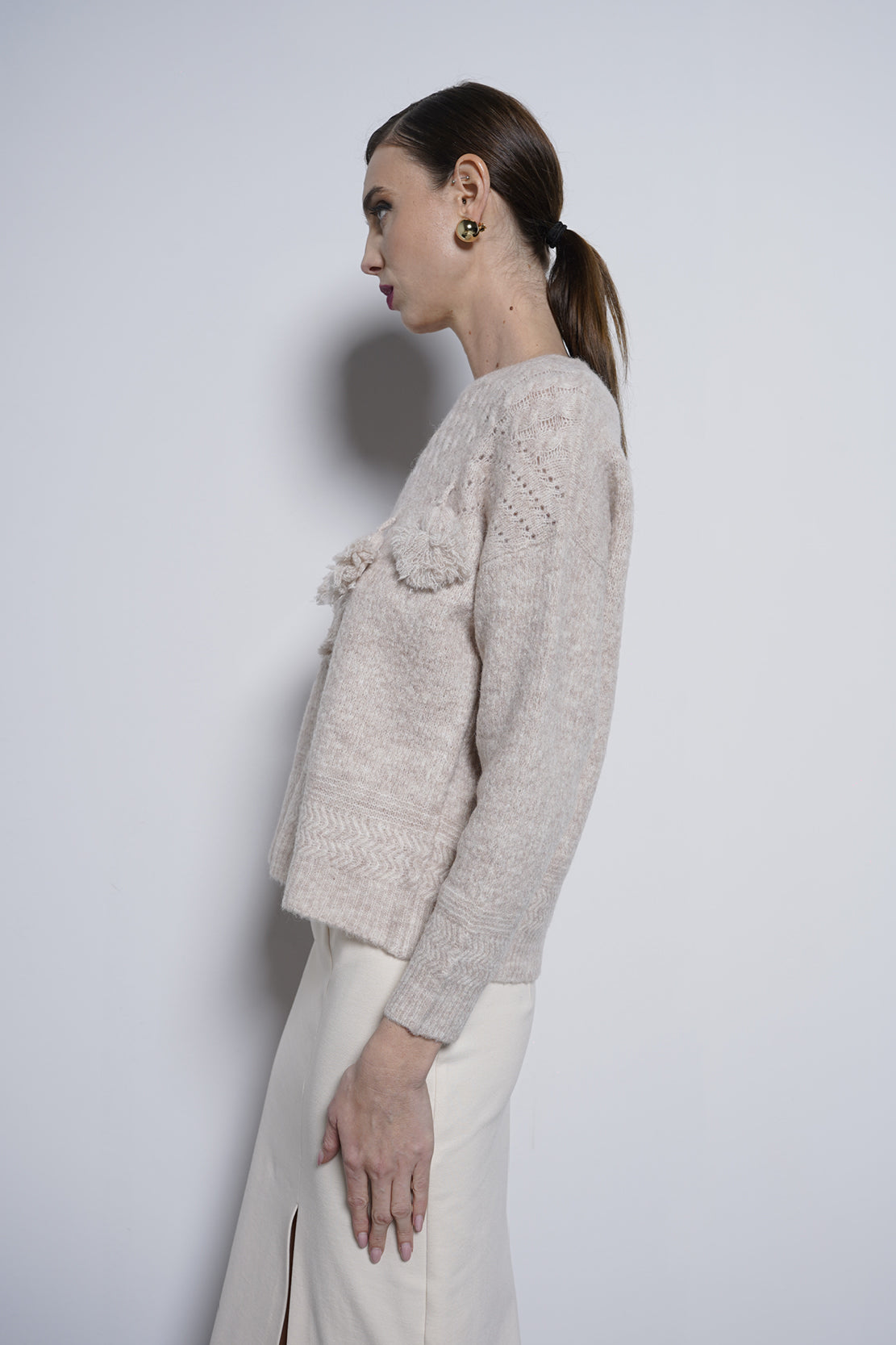 Pullover con nappine