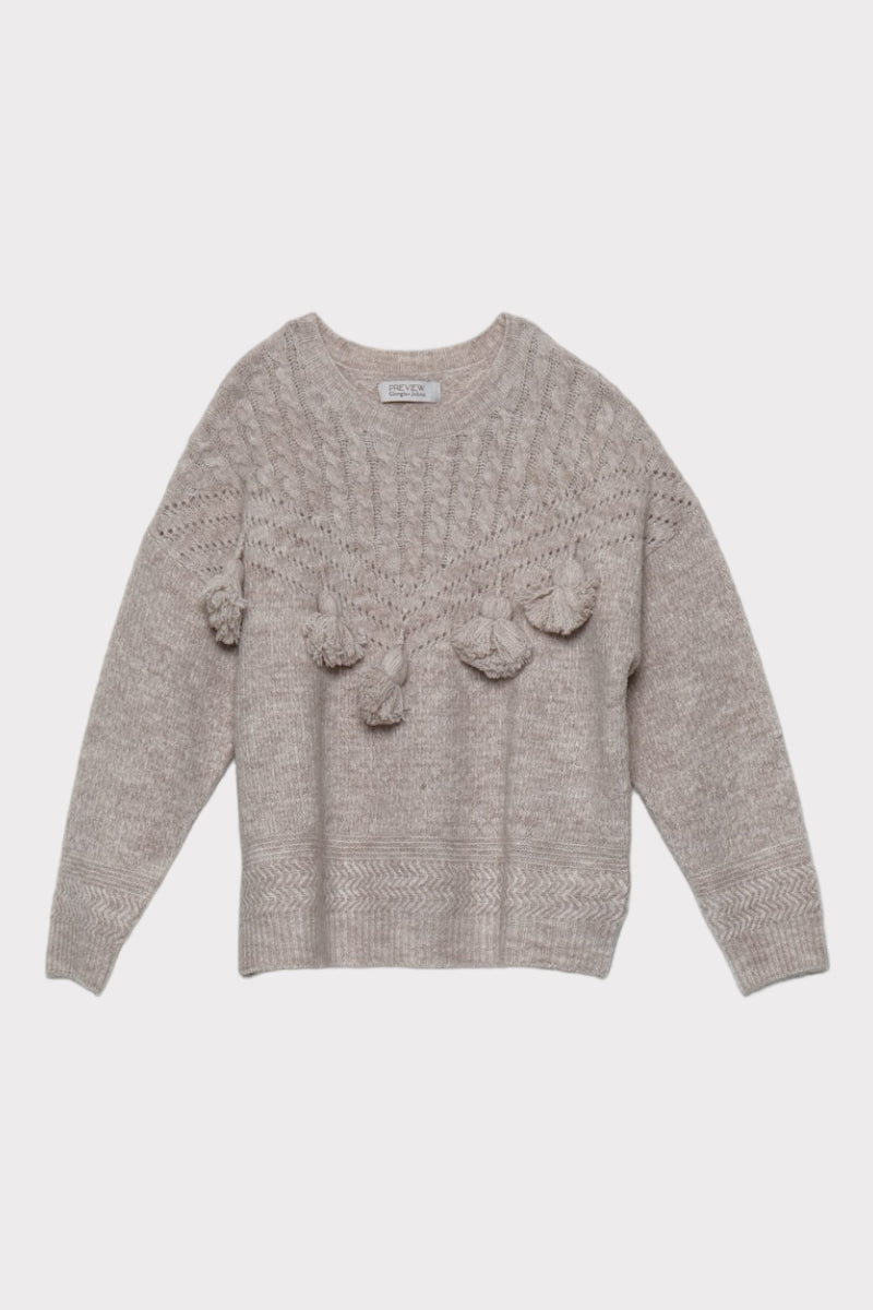 Pullover con nappine