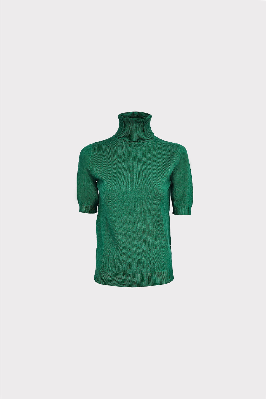 Lupetto in maglia basic mezzamanica