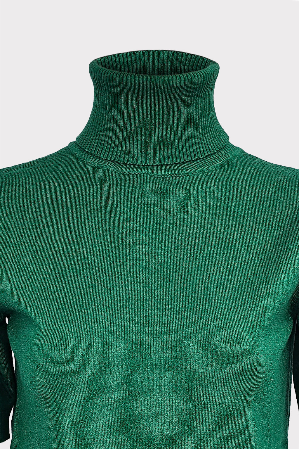 Lupetto in maglia basic mezzamanica