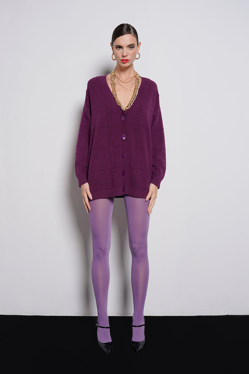 Cardigan over