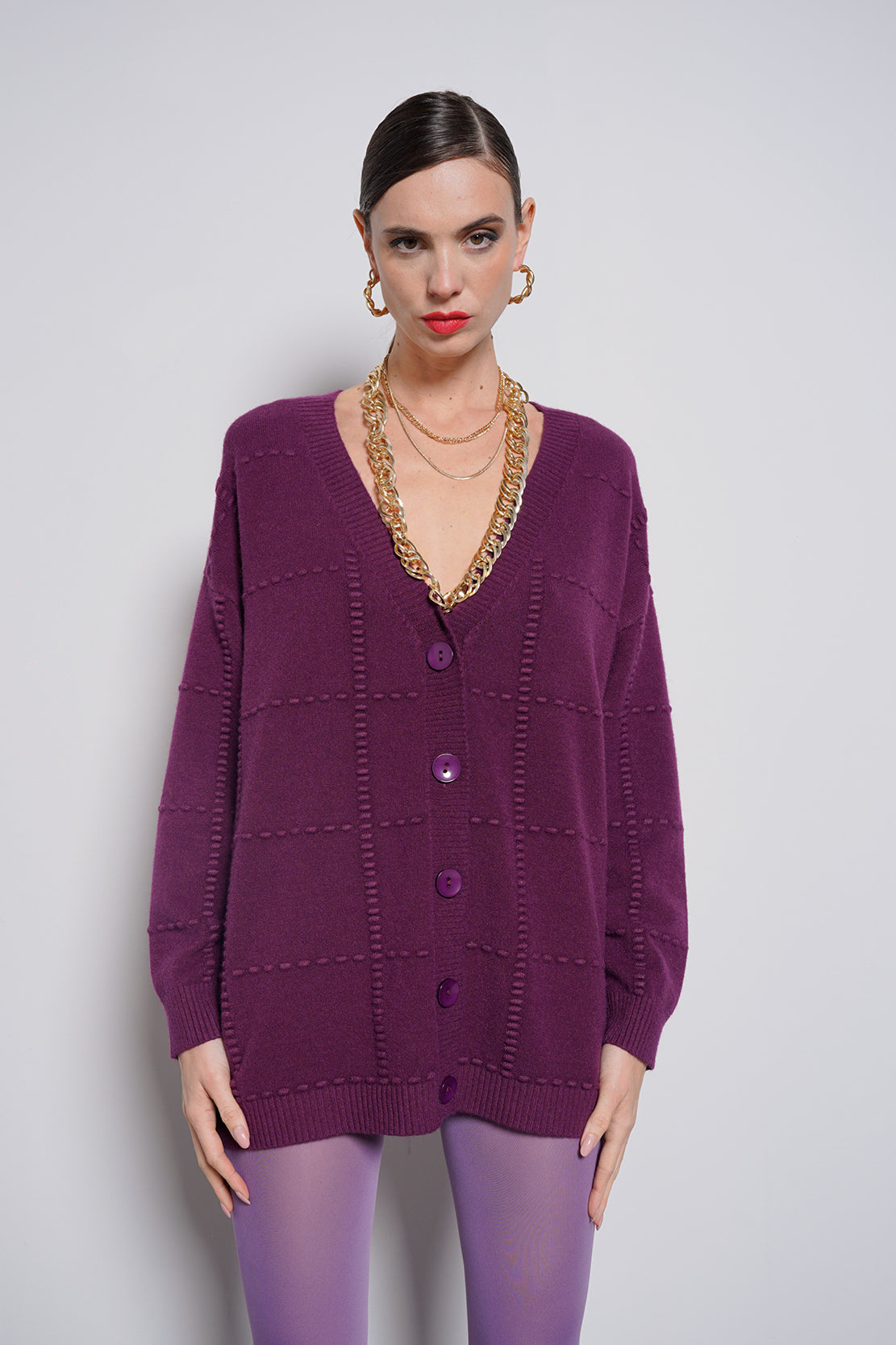 Cardigan over