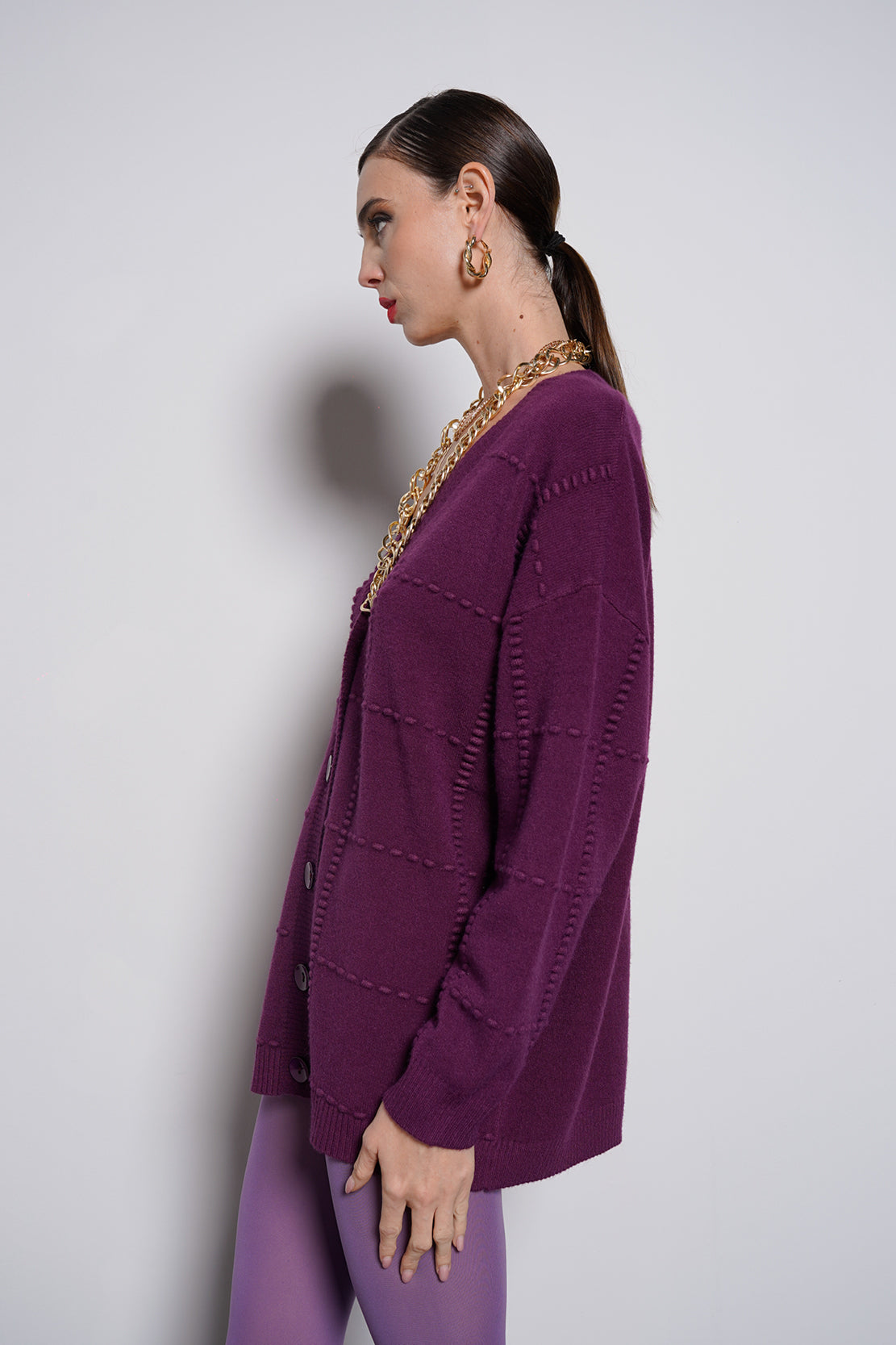 Cardigan over