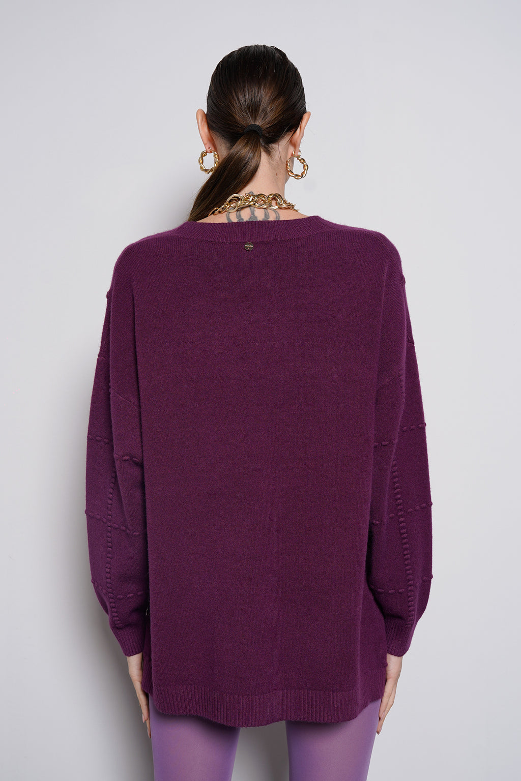Cardigan over