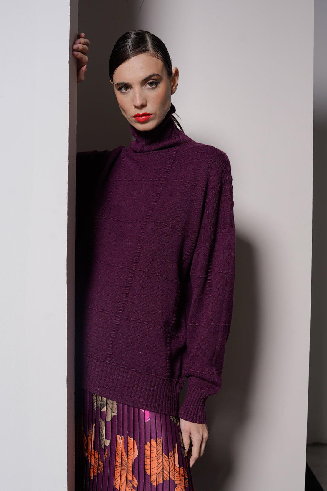 Maglia dolcevita over
