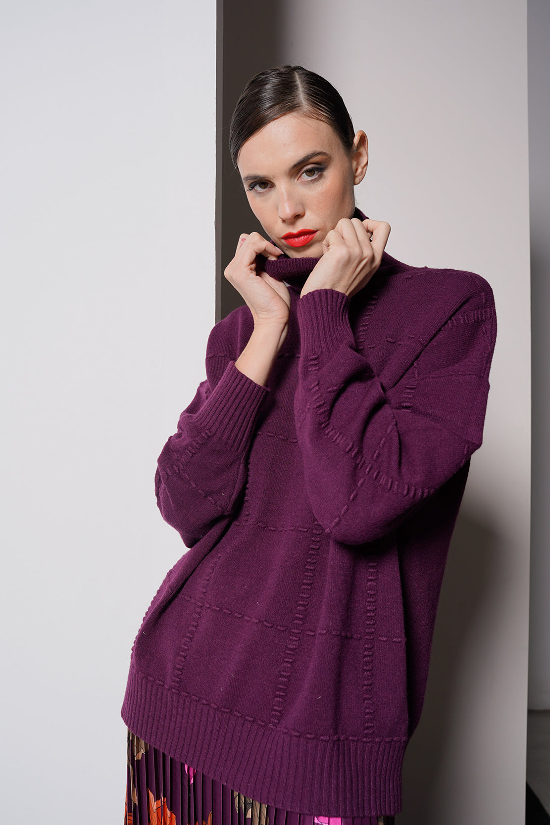 Maglia dolcevita over
