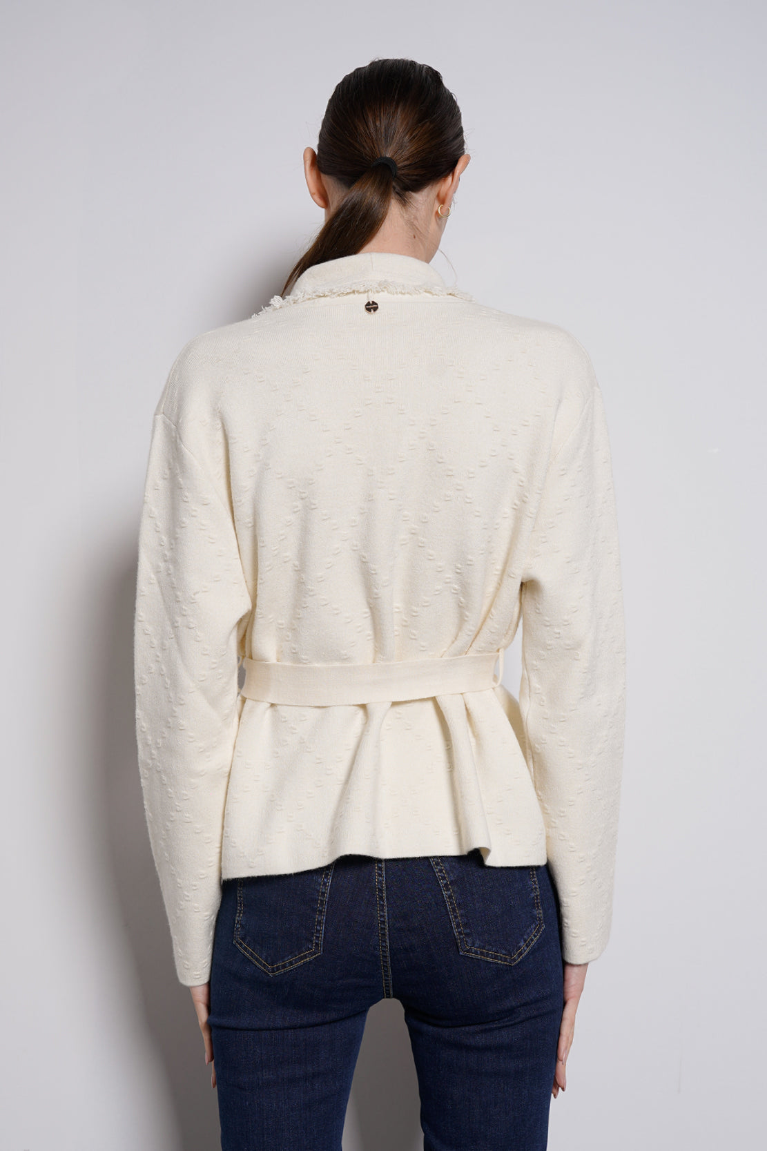 Cardigan con fusciacca