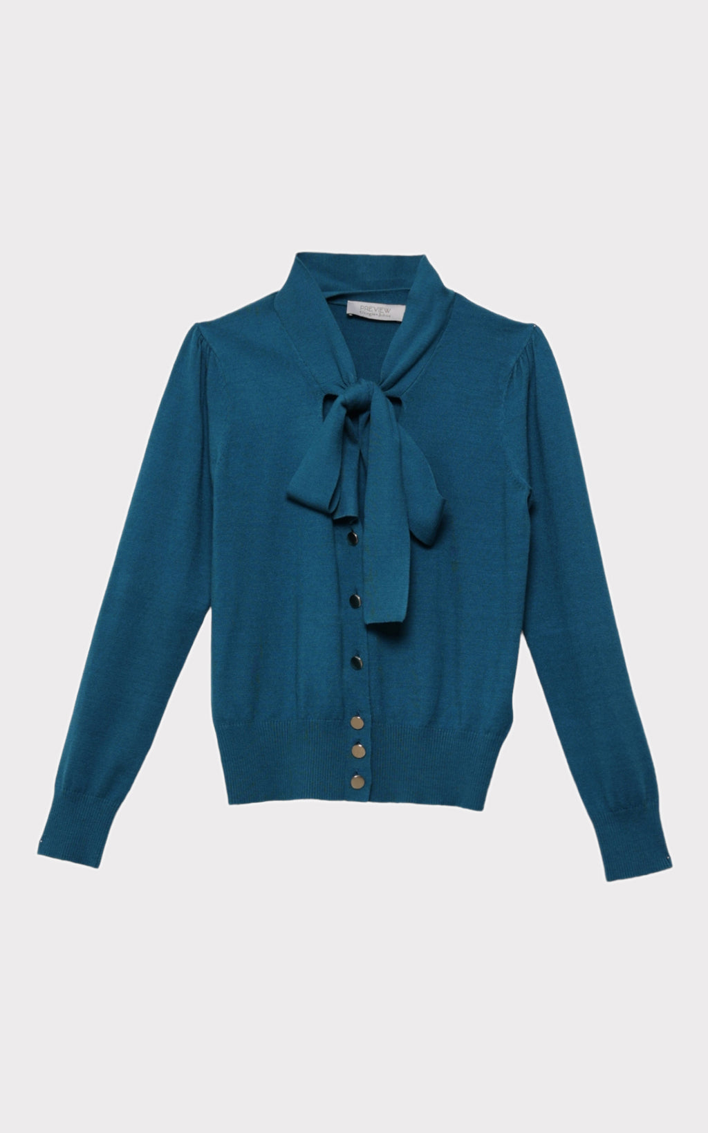 Cardigan in maglia con fusciacca
