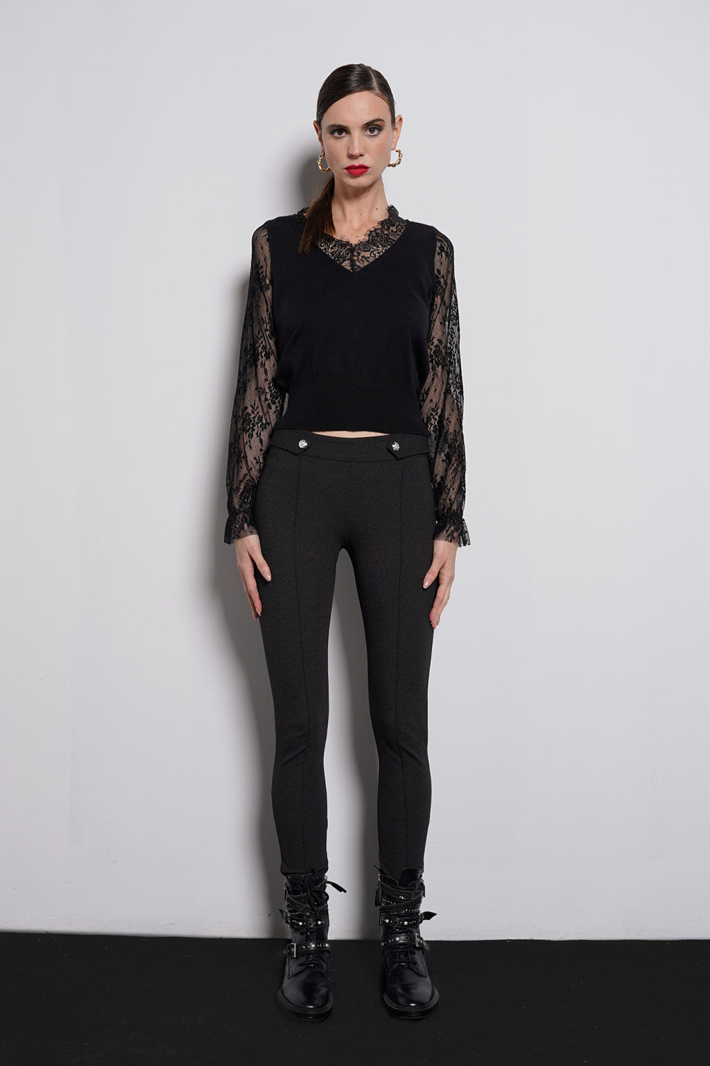 Maglia con pizzo